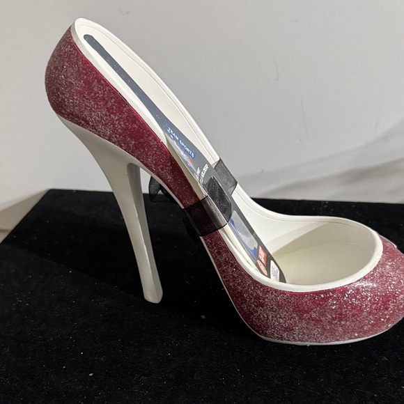 Texas A&M Aggies Glitter Shoe Wine Bottle Holder. 2015 model - Picture 7 of 11